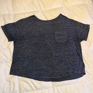 Oversized cropped tee